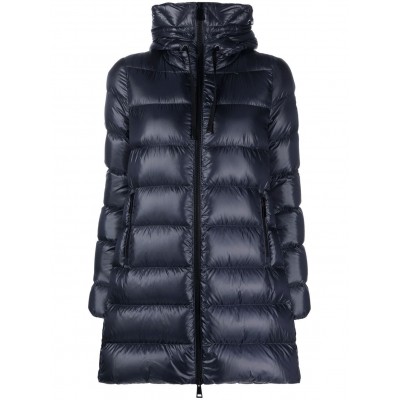 Moncler Suyen Hooded Quilted Jacket Blue MCS29547