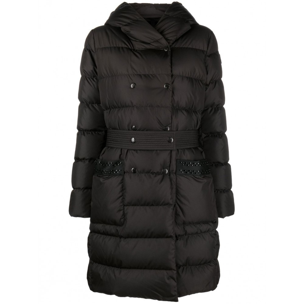 Moncler double-breasted Padded Coat Black MCS28415