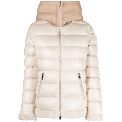 Moncler Guichard shearling-trim Jacket Neutrals MCS28580