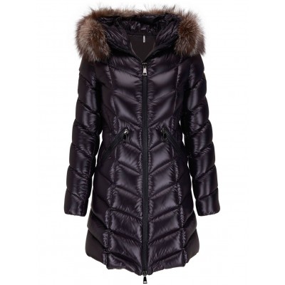 Moncler zip-up Padded Coat Black MCS29662