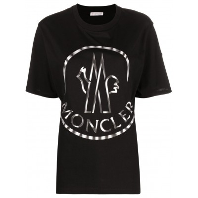 Moncler logo-print short-sleeve T-shirt Black UKMCS29144