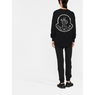 Moncler logo-print Sweatshirt Black MCS29150