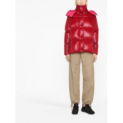 Moncler Parana Puffer Hooded Jacket Red MCS29386