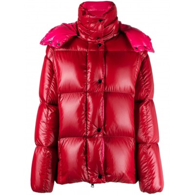 Moncler Parana Puffer Hooded Jacket Red MCS29386