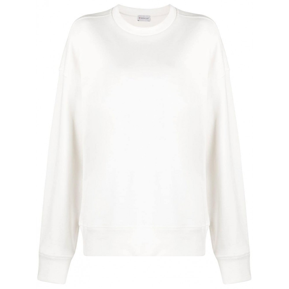 Moncler logo-print long-sleeve Sweatshirt White MCS29129