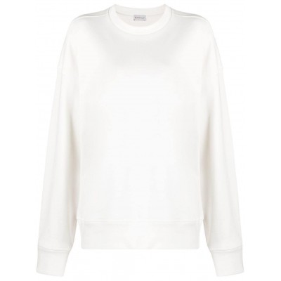 Moncler logo-print long-sleeve Sweatshirt White MCS29129