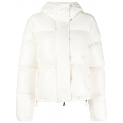 Moncler Hooded Puffer Jacket White MCS28630