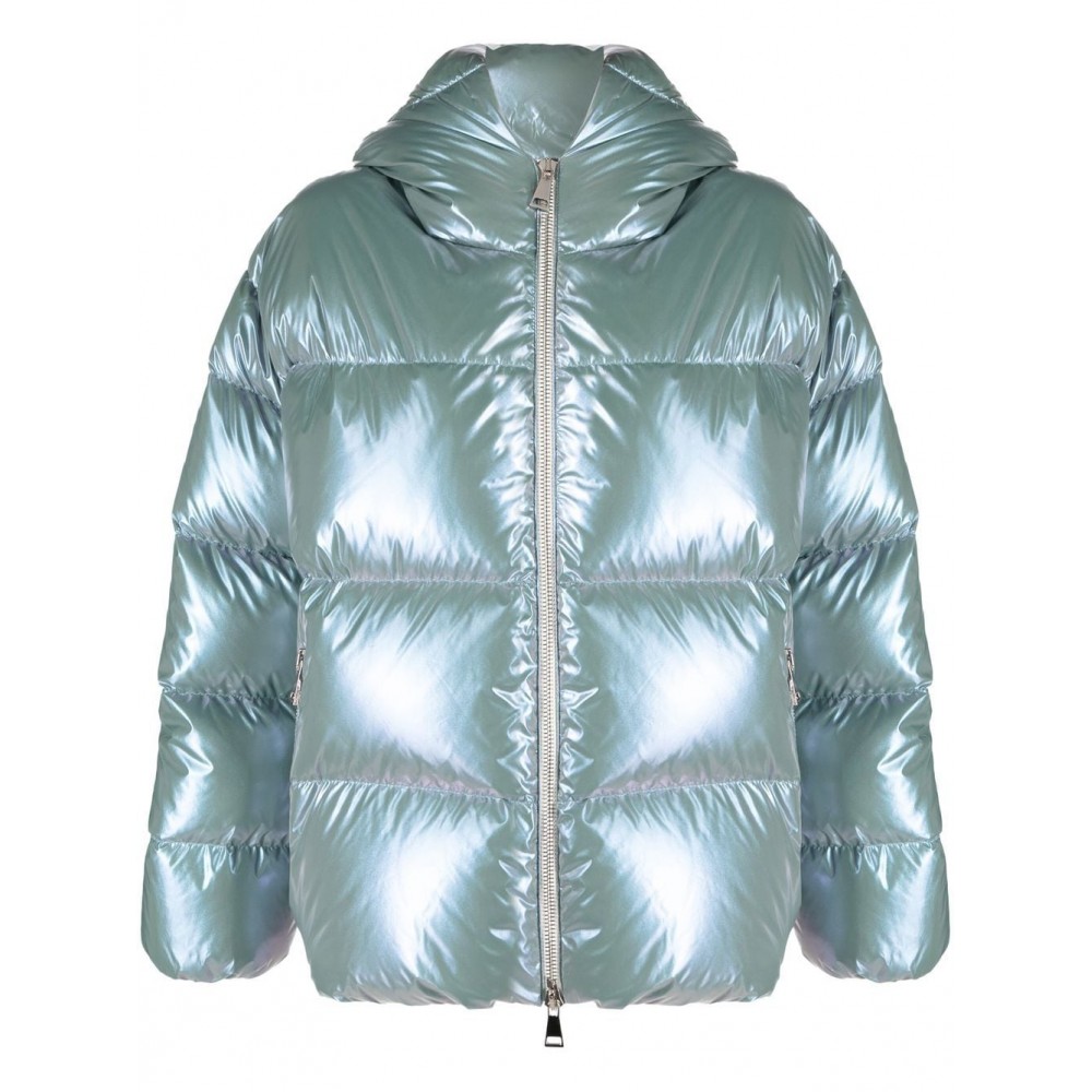 Moncler logo-patch Padded Jacket Blue MCS29020