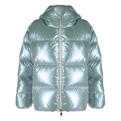 Moncler logo-patch Padded Jacket Blue MCS29020