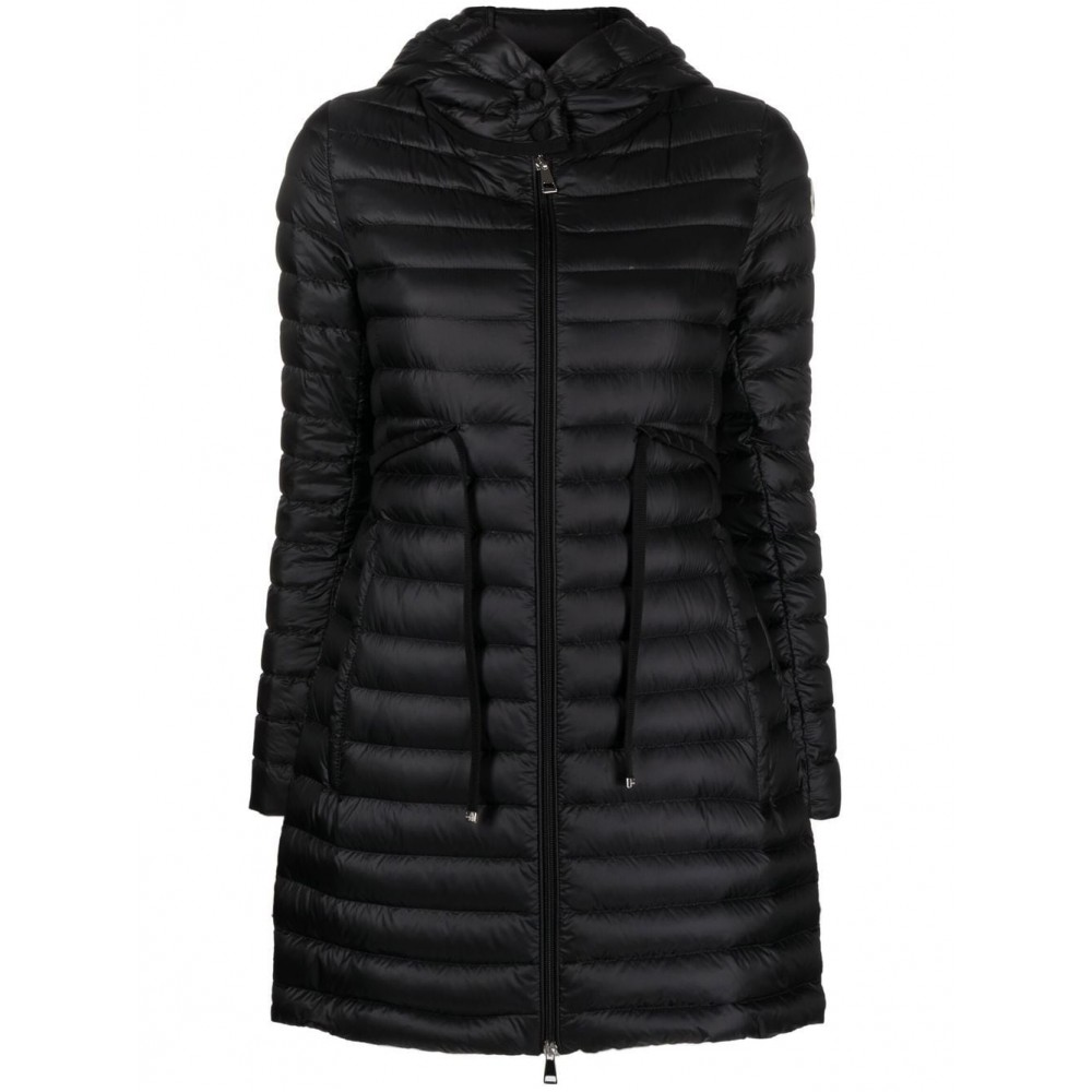 Moncler Barbel Padded Hooded Coat Black MCS28161