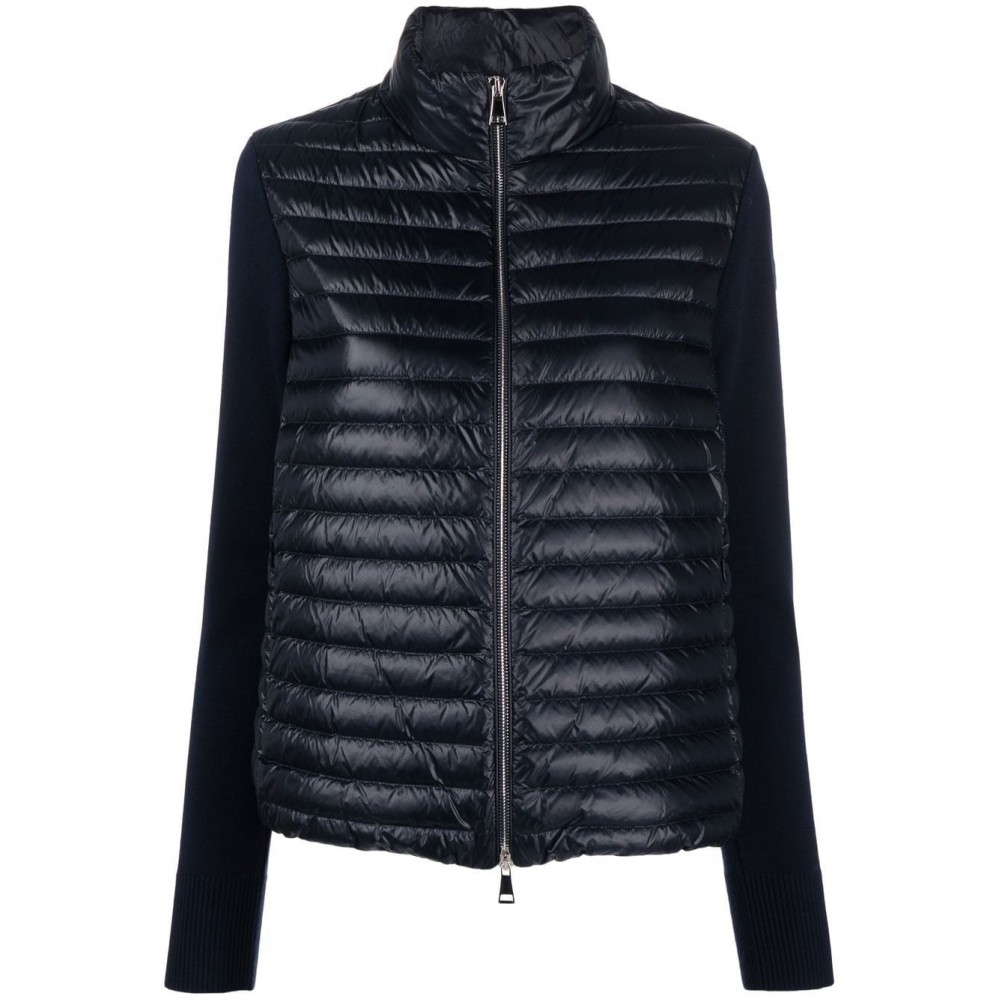 Moncler Padded Wool Cardigan Blue MCS29329