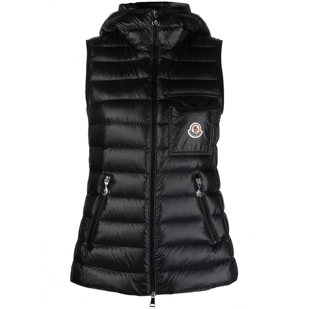 Moncler logo-print Padded Gilet Black MCS29135