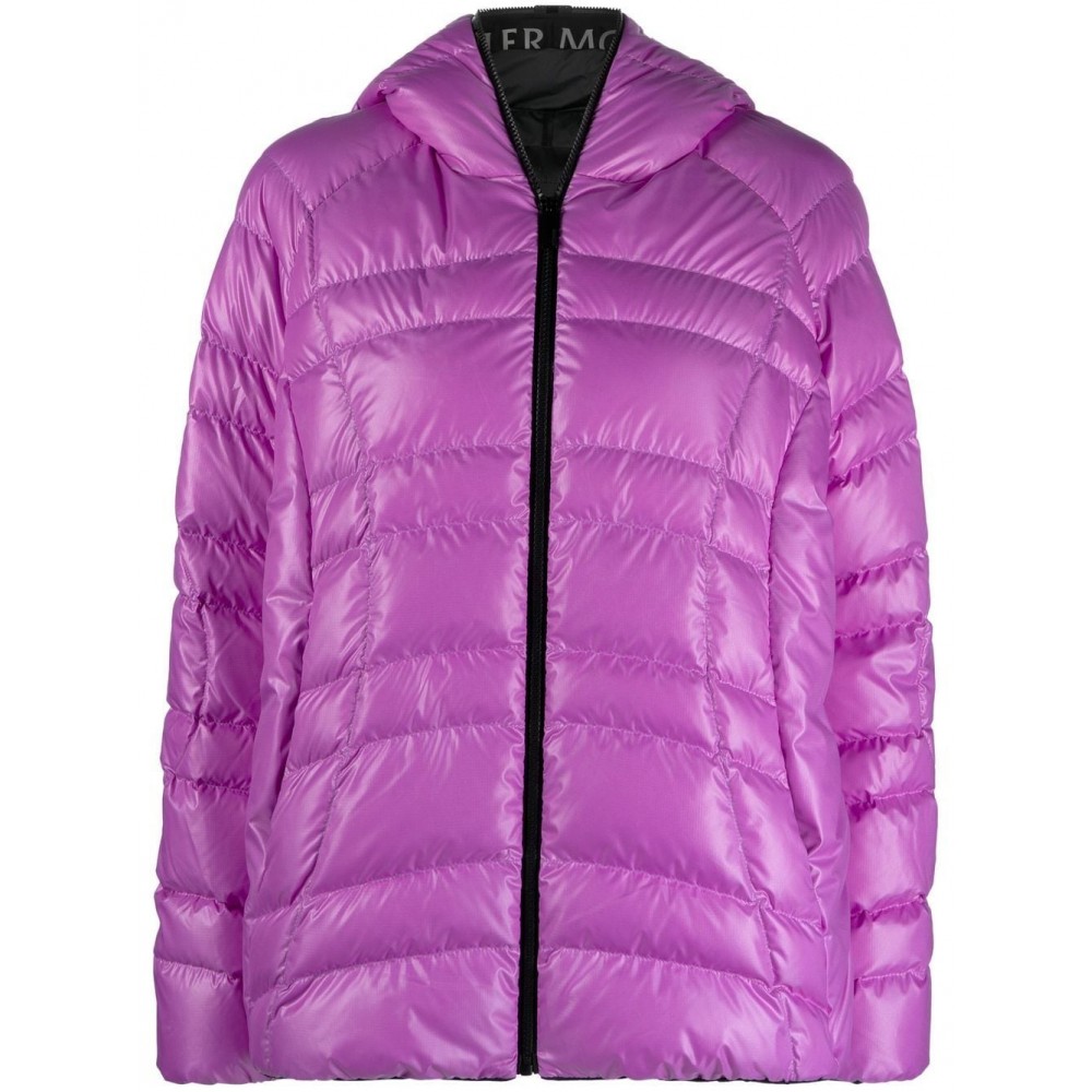 Moncler Hooded Padded Jacket Purple MCS28622