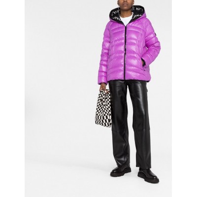 Moncler Hooded Padded Jacket Purple MCS28622