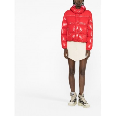 Moncler high-shine Padded Jacket Red MCS28605