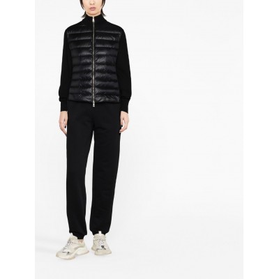 Moncler Quilted Padded Cardigan Black MCS29425