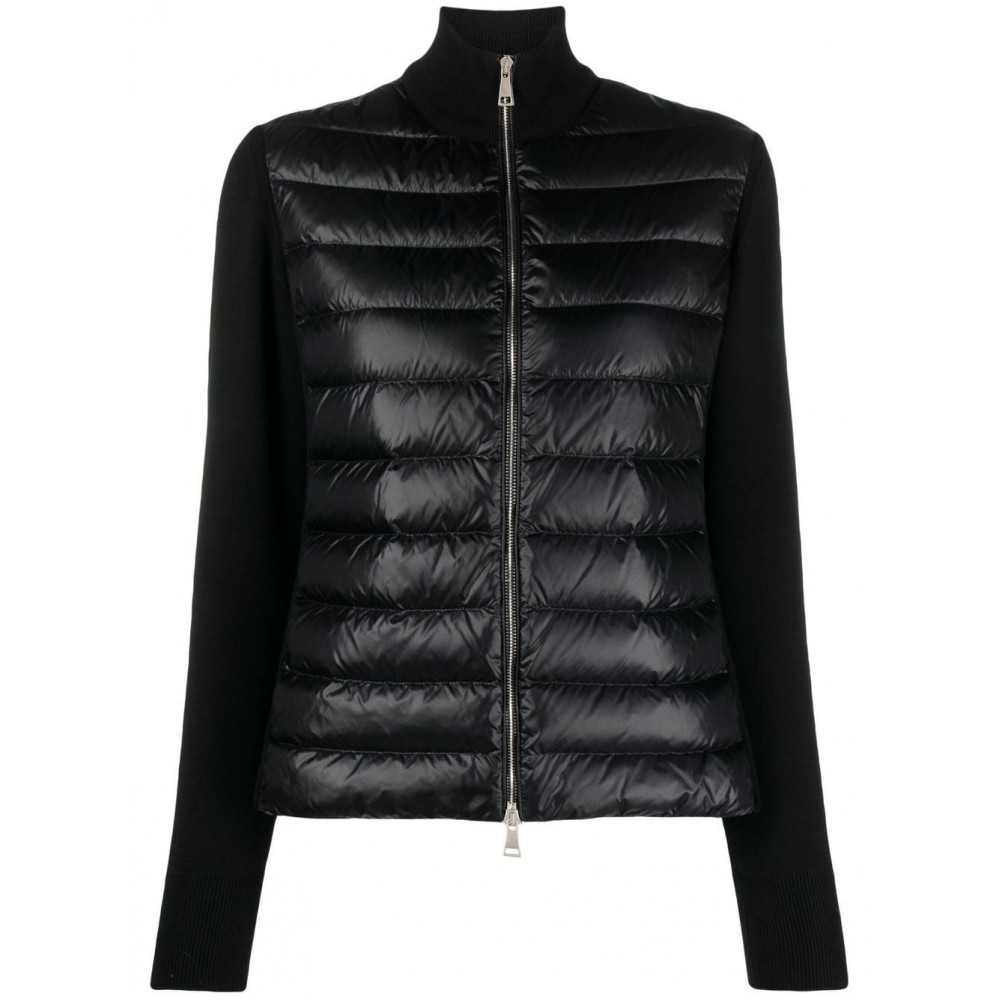 Moncler Quilted Padded Cardigan Black MCS29425