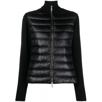 Moncler Quilted Padded Cardigan Black MCS29425