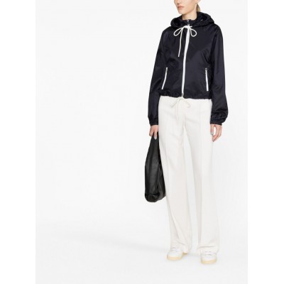 Moncler drawstring-detailed Hooded Jacket Blue MCS28423