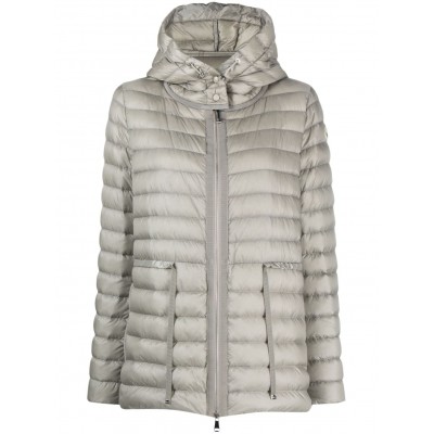 Moncler Raie Hooded Quilted Jacket Grey MCS29438