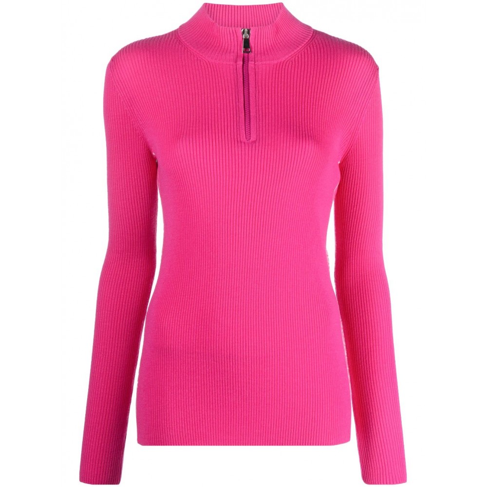 Moncler Ribbed Wool Jumper Pink MCS29454