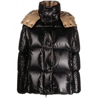 Moncler Parana Hooded Quilted Puffer Jacket Black MCS29385