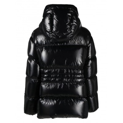 Moncler Hooded Puffer Jacket Black MCS28625