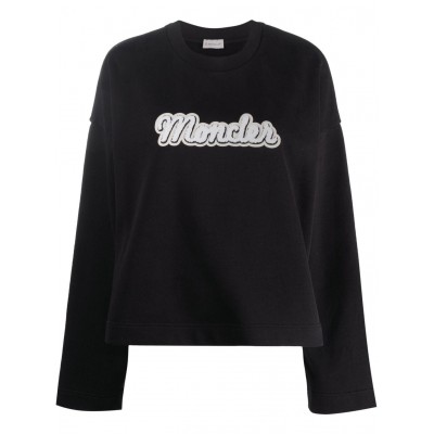 Moncler logo-applique Sweatshirt Black UKMCS28836