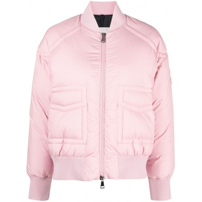 Moncler Jucar Padded Down Bomber Jacket Pink MCS28661