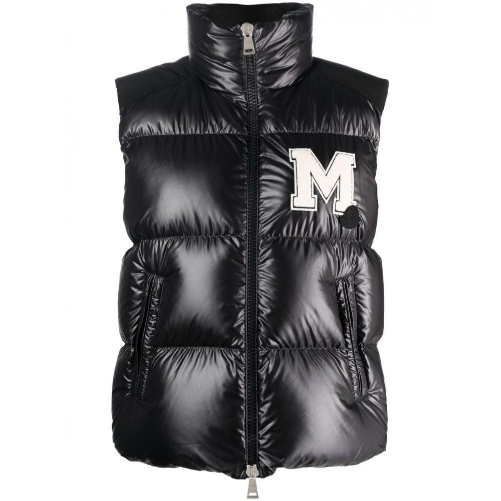 Moncler logo-patch Padded Gilet Black MCS29003