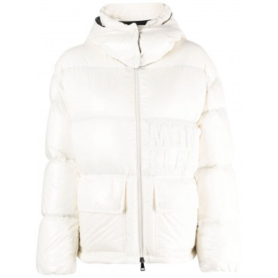 Moncler logo-applique Padded Jacket Neutrals MCS28825