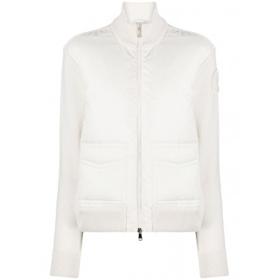 Moncler knitted-panel Padded Jacket White MCS28678