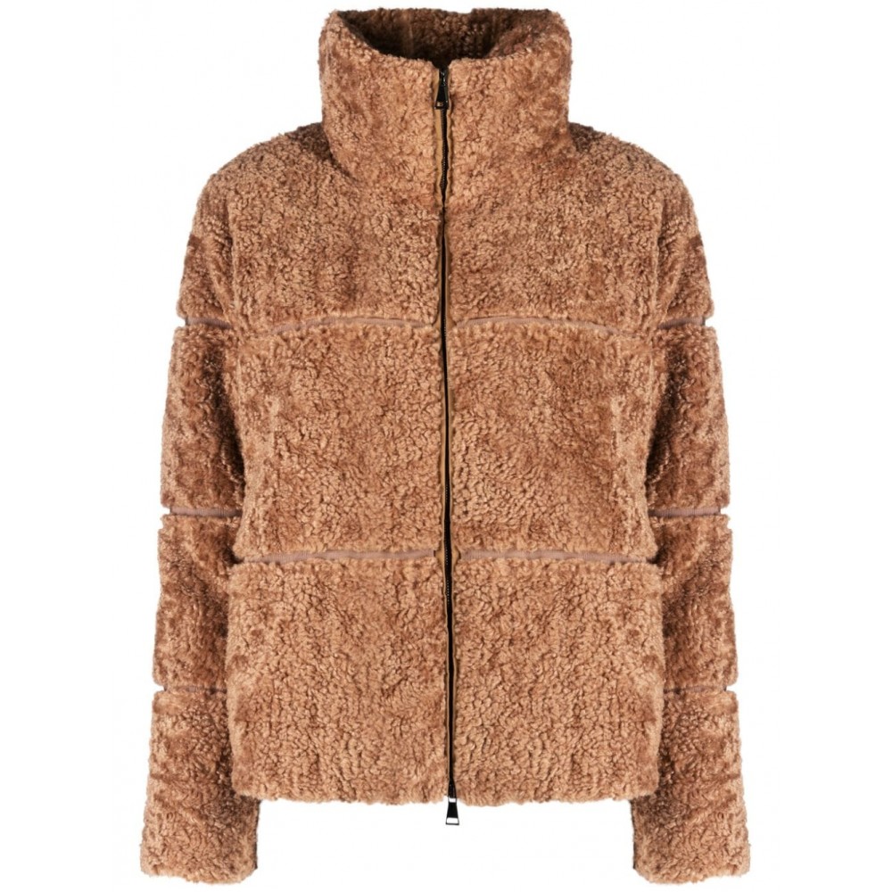 Moncler Segura sherpa-fleece Jacket Brown MCS29483