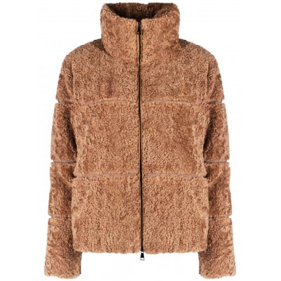 Moncler Segura sherpa-fleece Jacket Brown MCS29483