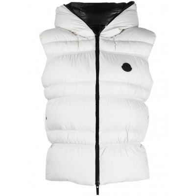 Moncler logo-patch Padded Gilet Grey MCS29009