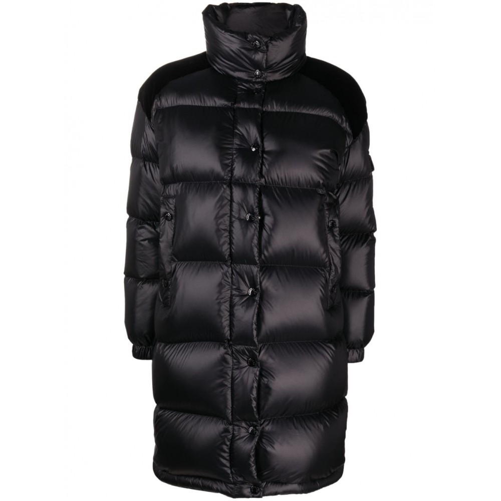 Moncler Nyong Long Down Jacket Black MCS29282