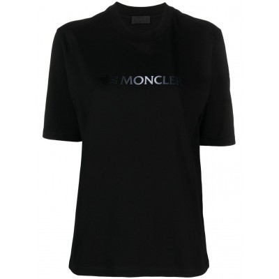 Moncler logo-print Cotton T-shirt Black MCS29090