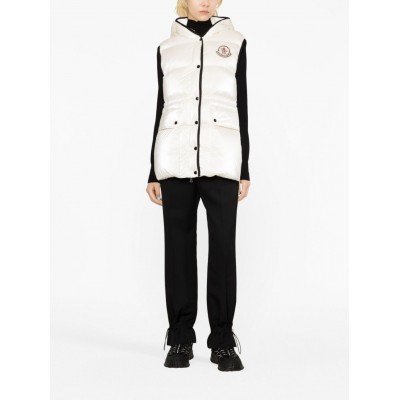 Moncler Hera Hooded Gilet White MCS28589