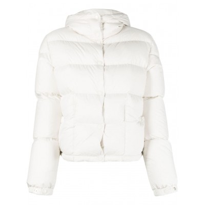 Moncler Ebre Quilted Hooded Jacket White MCS28430