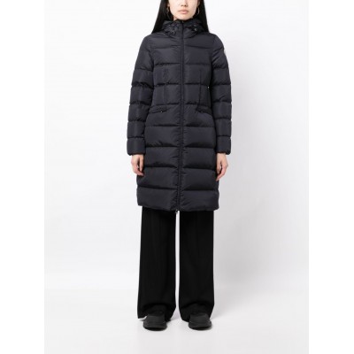 Moncler Avocette logo-patch Coat Blue MCS28139