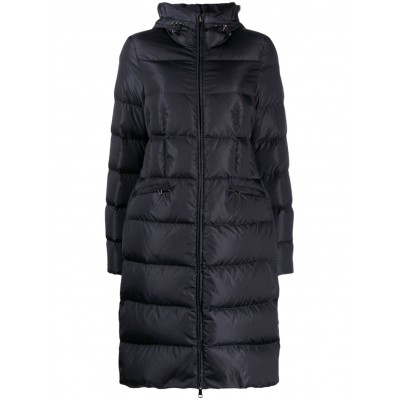 Moncler Avocette logo-patch Coat Blue MCS28139