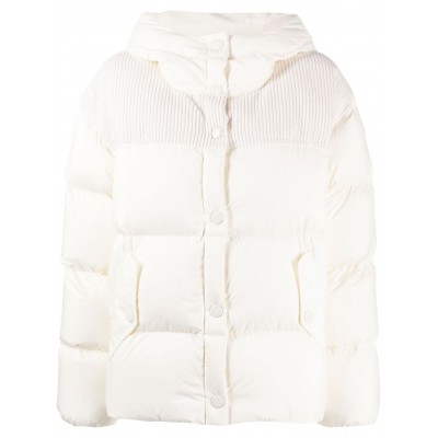 Moncler Jaseur Quilted Hooded Jacket White MCS28658