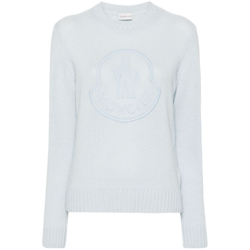 Moncler logo-embroidered Jumper Blue MCS28900