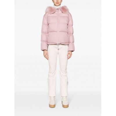 Moncler Mino Hooded Down Jacket Pink MCS29246