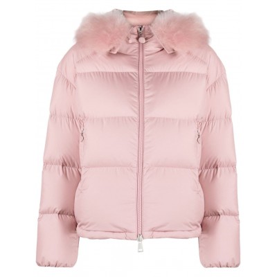 Moncler Mino Hooded Down Jacket Pink MCS29246