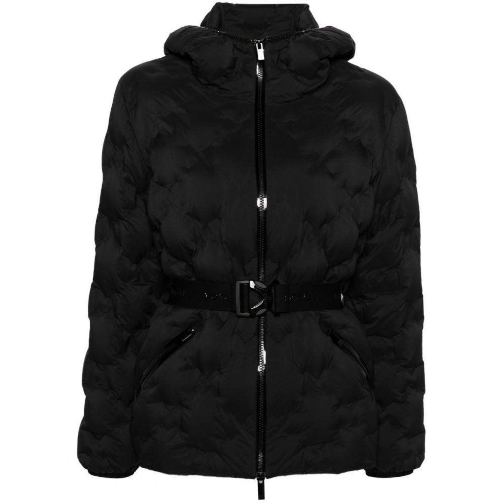 Moncler Adonis Belted Down Jacket Black MCS28025