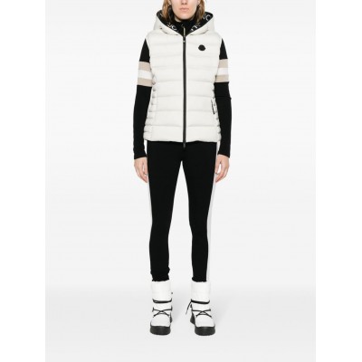 Moncler Aliterse Hooded Down Gillet White MCS28051