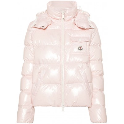 Moncler Andro Hooded Quilted Jacket Pink MCS28087