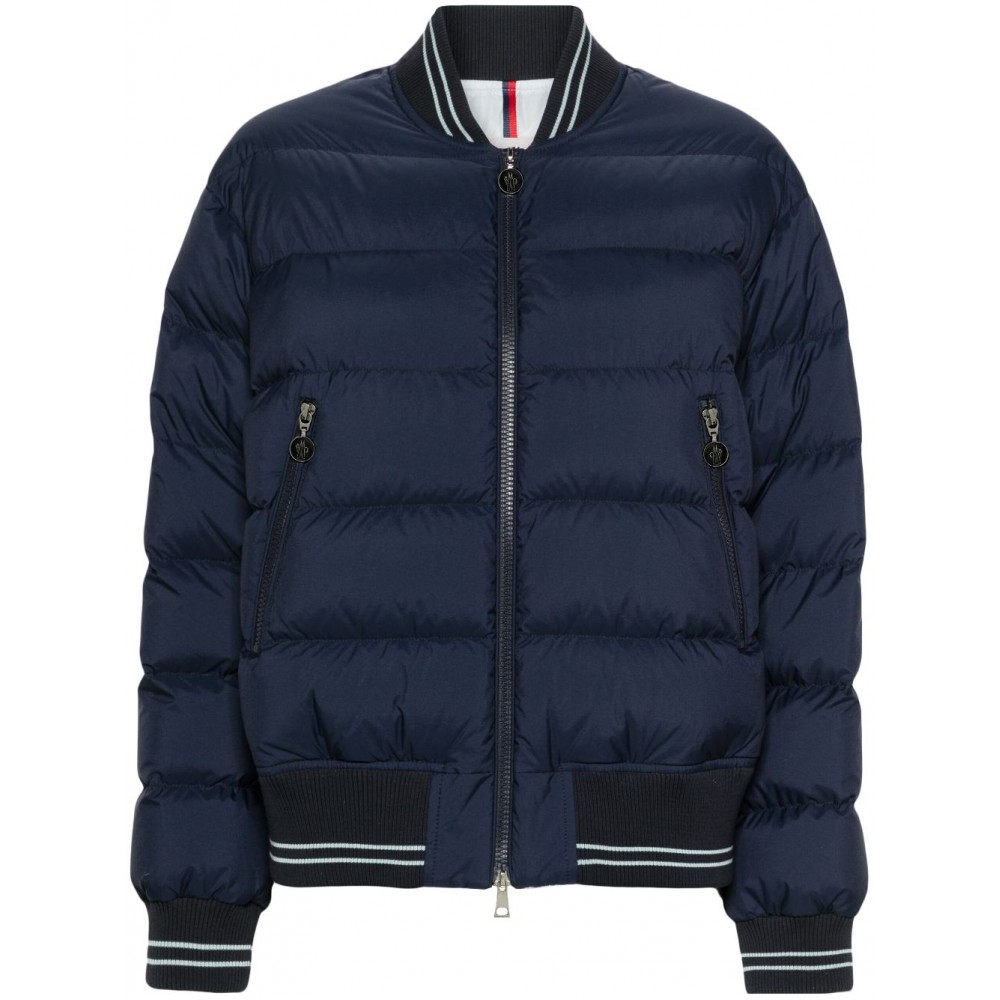 Moncler Argo Bomber Puff Jacket Blue MCS28113