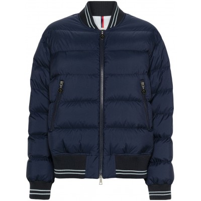 Moncler Argo Bomber Puff Jacket Blue MCS28113